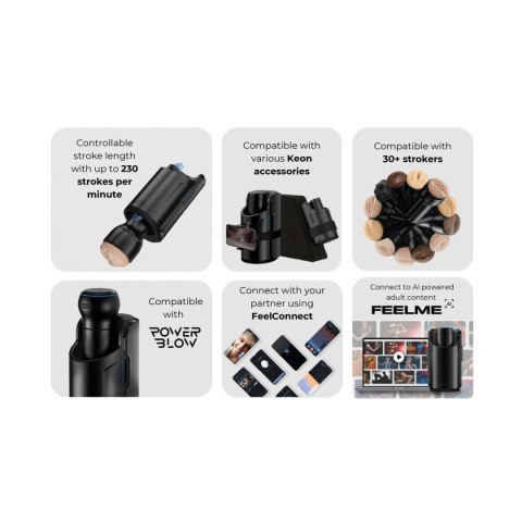 Masturbator Keon Wifi Combo Set by Kiiroo (stroker included)