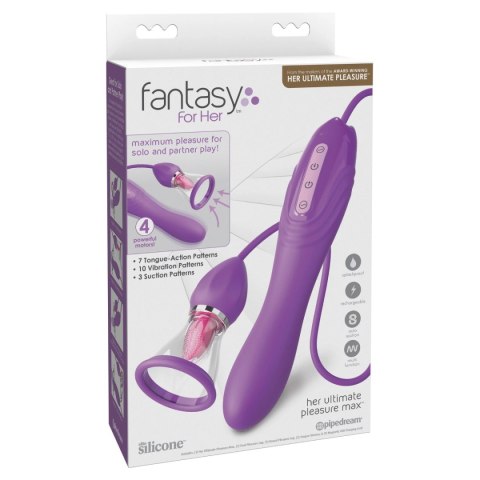 Multifunkcyjny wibrator Her Ultimate Pleasure Max - Purple Fantasy For Her