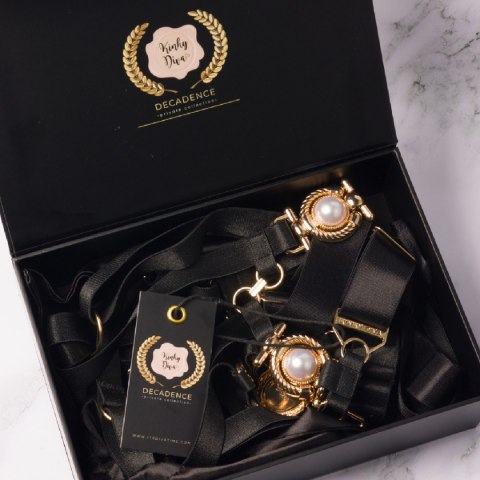 Otwarty biustonosz POMPEIA I Cupless Harness Cage Bra Kinky Diva