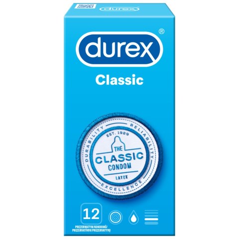 Prezerwatywy Lateksowe Classic 12 Szt Durex