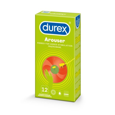 Prezerwatywy Lateksowe Z Prążkami Arouser 12 Szt. Durex