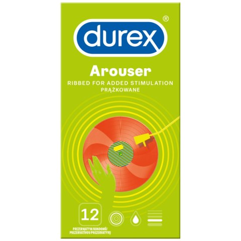 Prezerwatywy Lateksowe Z Prążkami Arouser 12 Szt. Durex