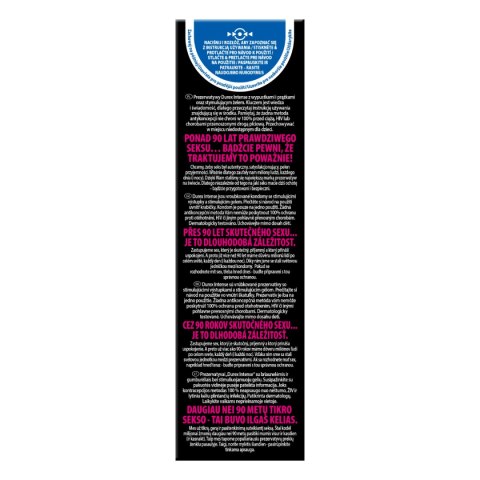 Prezerwatywy Lateksowe Z Prążkami I Wypustkami Oraz Żelem Stymulującym Intense 10Szt Durex