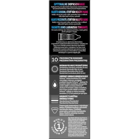 Prezerwatywy Lateksowe Ze Środkiem Opóźniającym Wytrysk Mutual Pleasure 10Szt. Durex