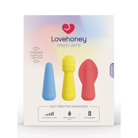 Zestaw trzech masażerów mon ami TRIO Lovehoney