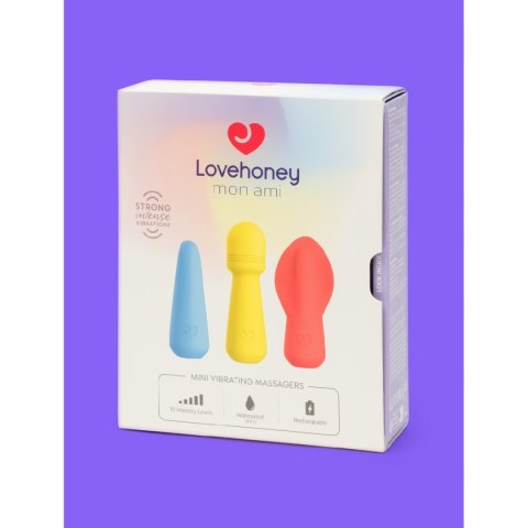 Zestaw trzech masażerów mon ami TRIO Lovehoney