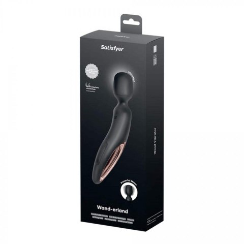 Wibrator różdżka Wand-erland Black/Rosegold Satisfyer
