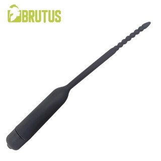 Wibrująca sonda do cewki Brutus Trembler Silicone Vibrating Sound Black