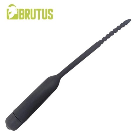 Wibrująca sonda do cewki Brutus Trembler Silicone Vibrating Sound Black