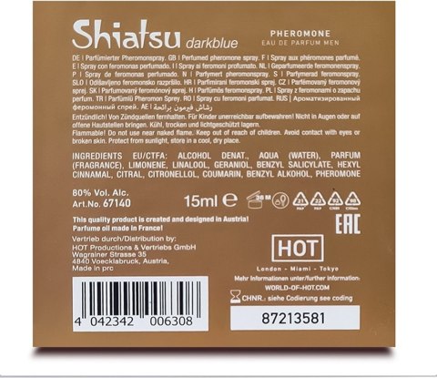 Feromony dla mężczyzn Pheromon Fragrance Man Darkblue 15ml Shiatsu