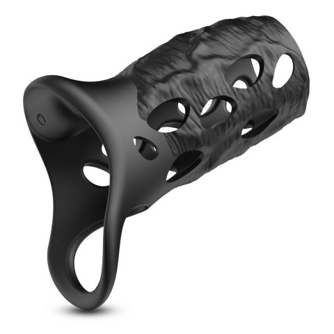 Crushious Batiatus model z wibracjami, silikonowy pierścień czarny 12 cm