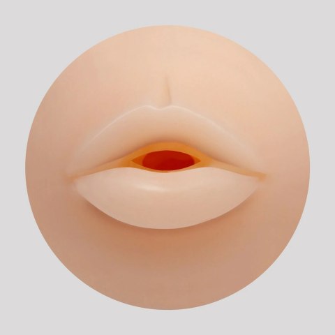 Crushious Ezy Egg Mouth Red - elastyczna maszyna intymna TPE ABS