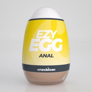Crushious Ezy Egg Yellow - Kompaktowa maszyna intymna, żołta, TPE