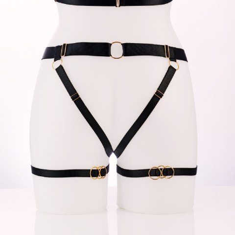 Uprząż FAUSTINA III - Waist/Thigh Triangle Harness Kinky Diva