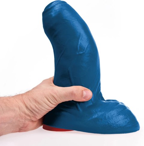 Buri L Blue - Model Anatomiczny Zakrzywiony 22 cm z Przyssawką