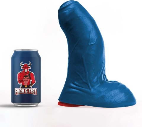 Buri L Blue - Model Anatomiczny Zakrzywiony 22 cm z Przyssawką