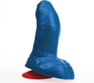 Buri S Intymny Model Zakrzywiony z Przyssawką 14 cm Niebieski