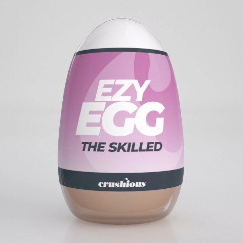 Crushious Ezy Egg The Skilled Fioletowy Model Intymny TPE ABS
