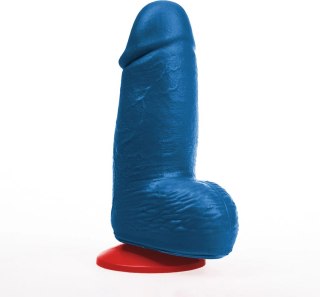 Dagr S Blue - Model anatomiczny z przyssawką, 16 cm, PVC