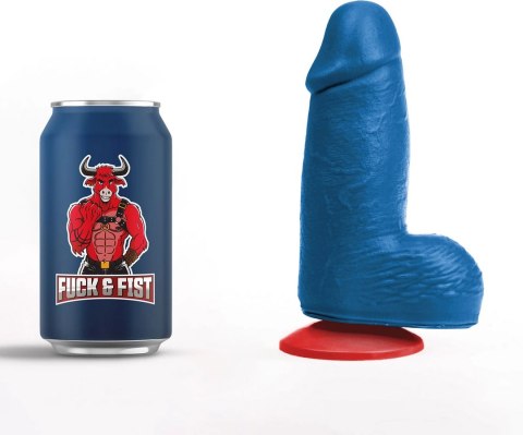 Dagr S Blue - Model anatomiczny z przyssawką, 16 cm, PVC