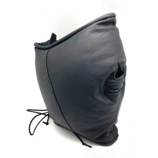 Red Leather Skorzana Kaptur Sensoryczny Czarny z Miękkim Wypełnieniem