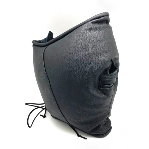 Red Leather Skorzana Kaptur Sensoryczny Czarny z Miękkim Wypełnieniem