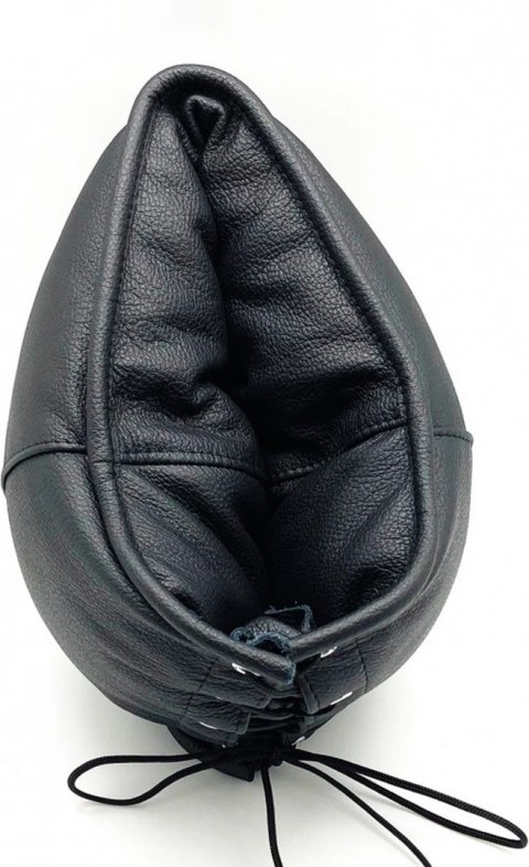 Red Leather Skorzana Kaptur Sensoryczny Czarny z Miękkim Wypełnieniem