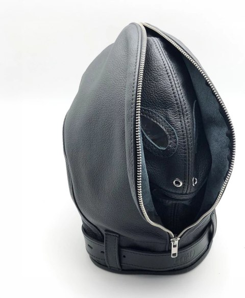 Red Leather Skorzana Kominiarka Black - Europejska Jakość, Roślinny Garbunek