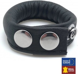 Red Leather Skorzany Pasek Regulowany z Obciążeniem 70g Czarny