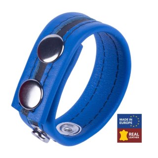 Red Leather Tippy Skorzana Opaska Regulowana Blue - naturalna skora, 60 mm