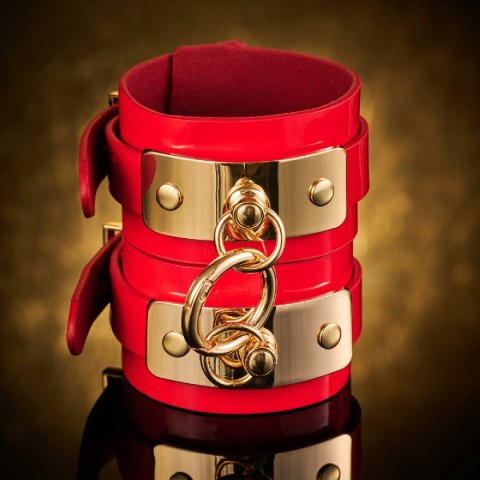 Kajdanki na kostki VEGAS High Gloss Ankle Cuffs Kinky Diva