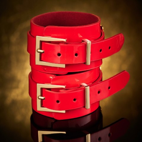 Kajdanki na kostki VEGAS High Gloss Ankle Cuffs Kinky Diva