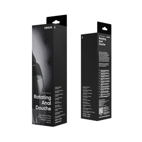 Automatic Rotating 360° Anal Douche Black Nexus