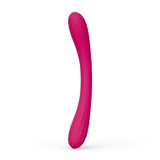 LELO BOOMERANG Cerise – dwustronny wibrator dla par sterowany aplikacją, malinowy