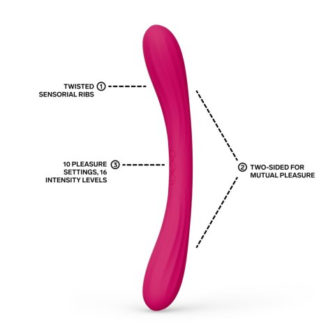 Dwustronny wibrator Boomerang Cerise LELO