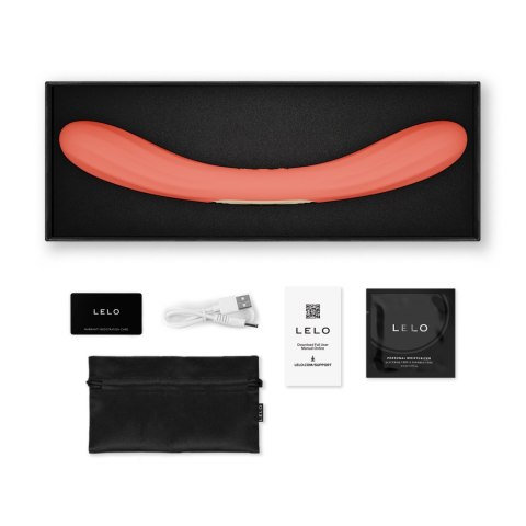 Dwustronny wibrator Boomerang Coral Red LELO