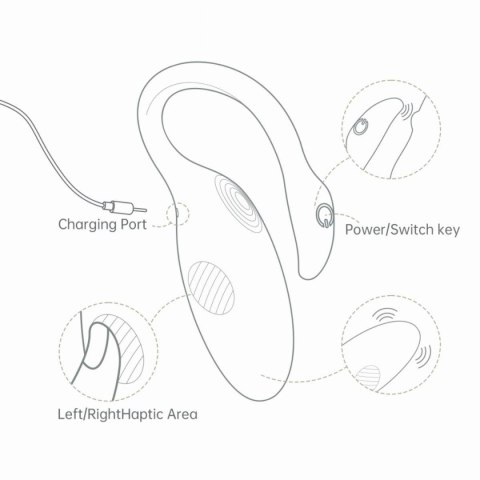 Jajeczko sterowane aplikacją Flamingo Max Orange Magic Motion