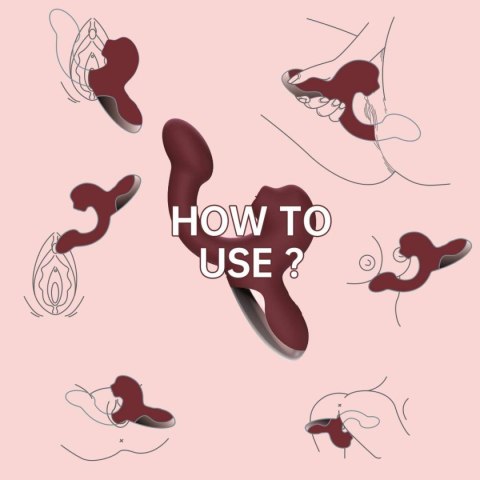 Wibrator sterowany aplikacją Magic Ponder Red Magic Motion