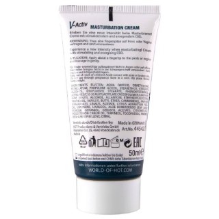 Krem do masturbacji V-Activ Unisex Masturbation Cream 50ml Hot