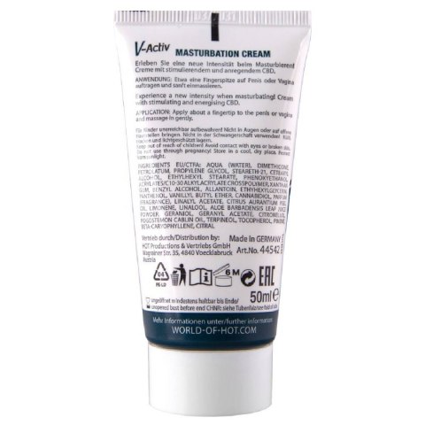 Krem do masturbacji V-Activ Unisex Masturbation Cream 50ml Hot