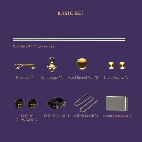 Luksusowy zestaw do krępowania Prestige Bond Restraint Kit Upko