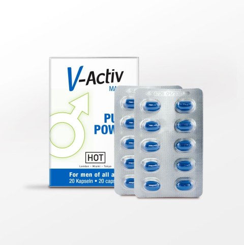 Suplement dla mężczyzn V-Activ Caps for men 20 Caps Hot