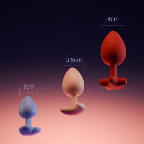 Zestaw treningowy korków analnych Playful Butt Plugs Set Upko