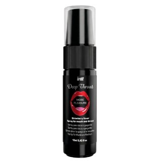 Spray do seksu oralnego Deep Throat Strawberry 12ml intt