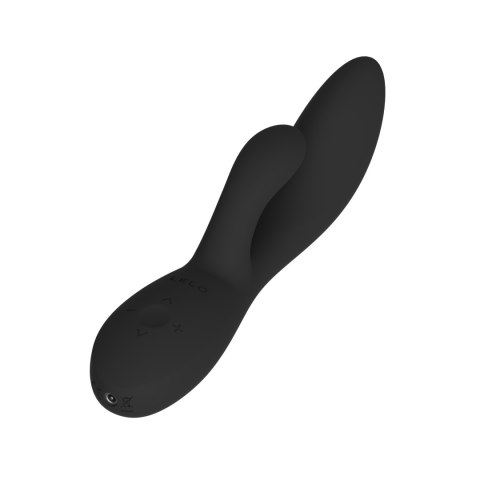 Wibrator króliczek z ruchem posuwistym Ina Thrust Black LELO