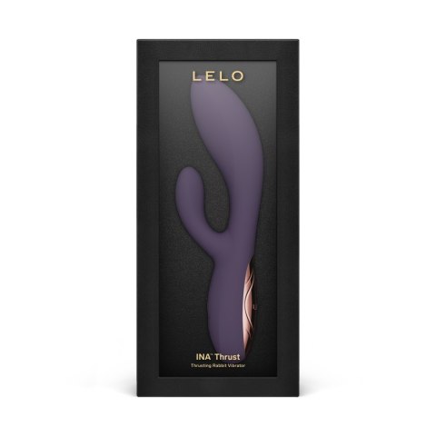 Wibrator króliczek z ruchem posuwistym Ina Thrust Purple Twilight LELO