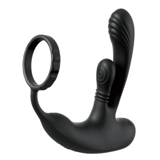 Masażer prostaty Ass-Gasm IntiMotion Black Anal Fantasy Elite