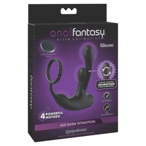 Masażer prostaty Ass-Gasm IntiMotion Black Anal Fantasy Elite