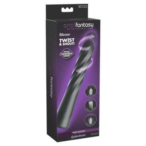 Wibrator analny Twist Ecstasy Anal Fantasy Elite