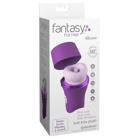 Wibrator do łechtaczki Lush Kiss Plush Purple Fantasy for Her